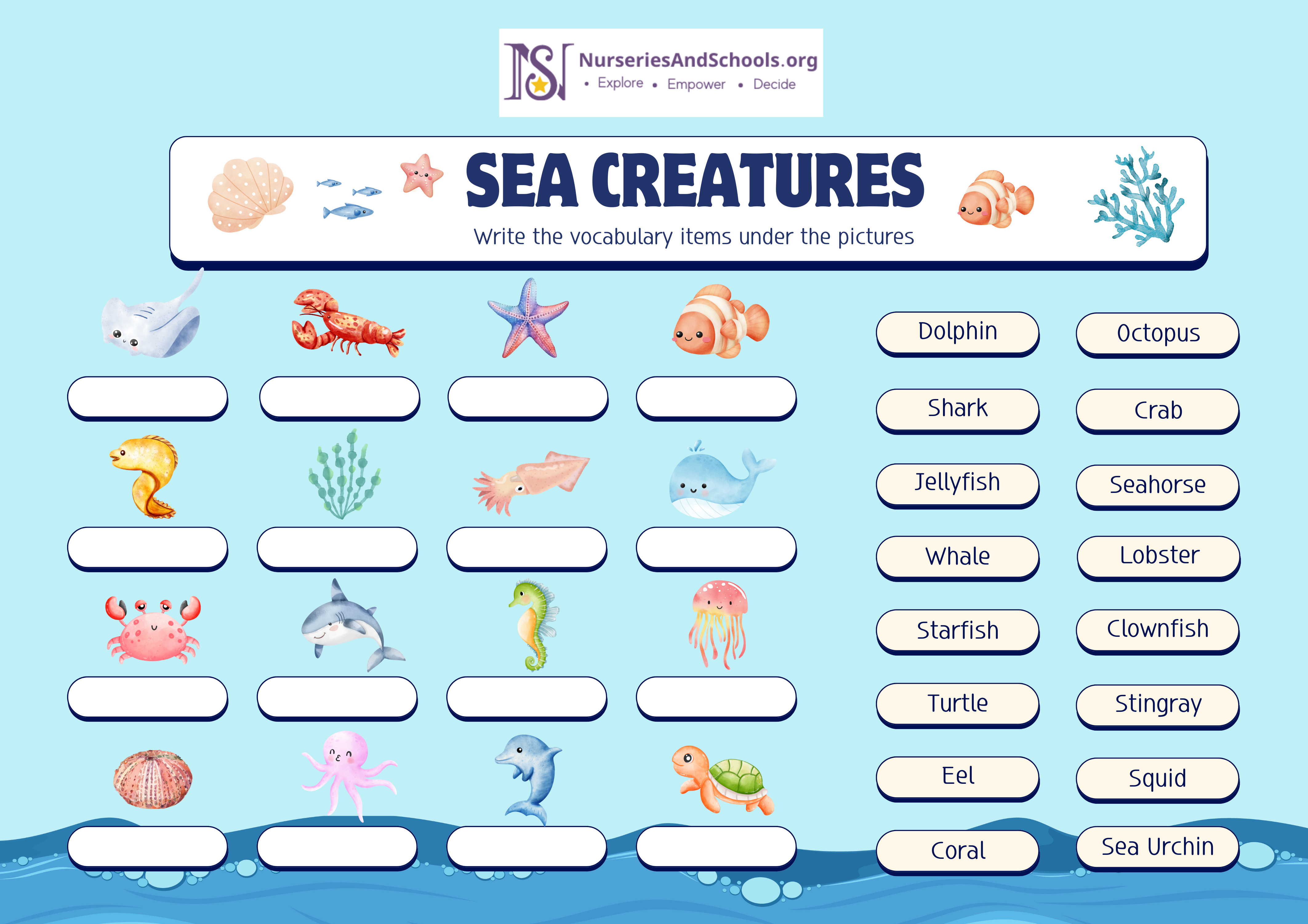Sea creatures