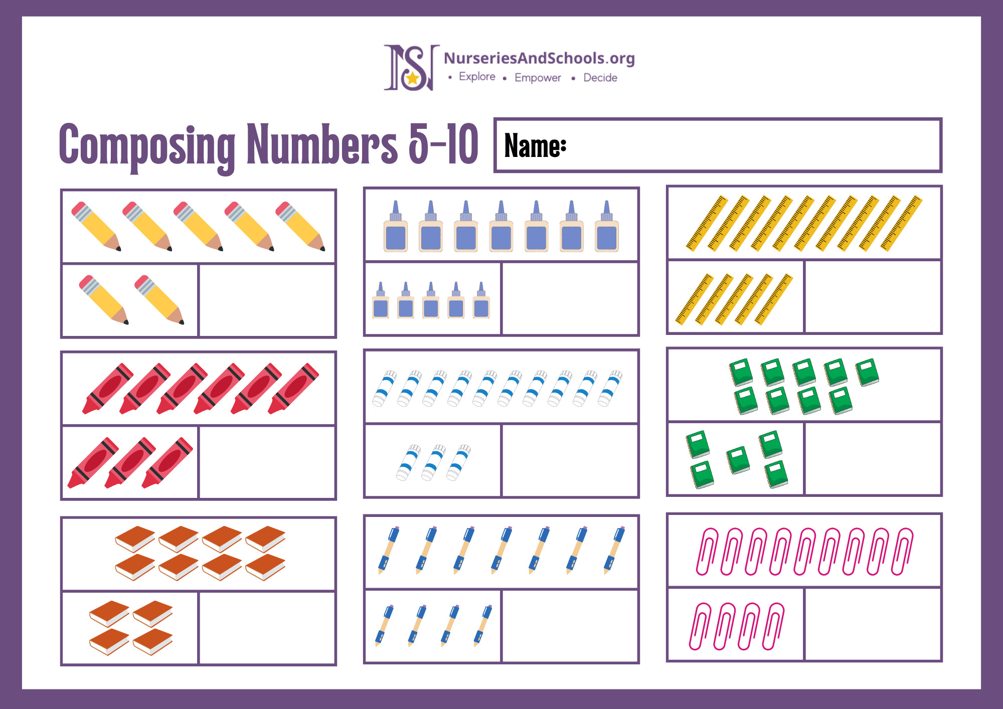Composing Numbers 5-10