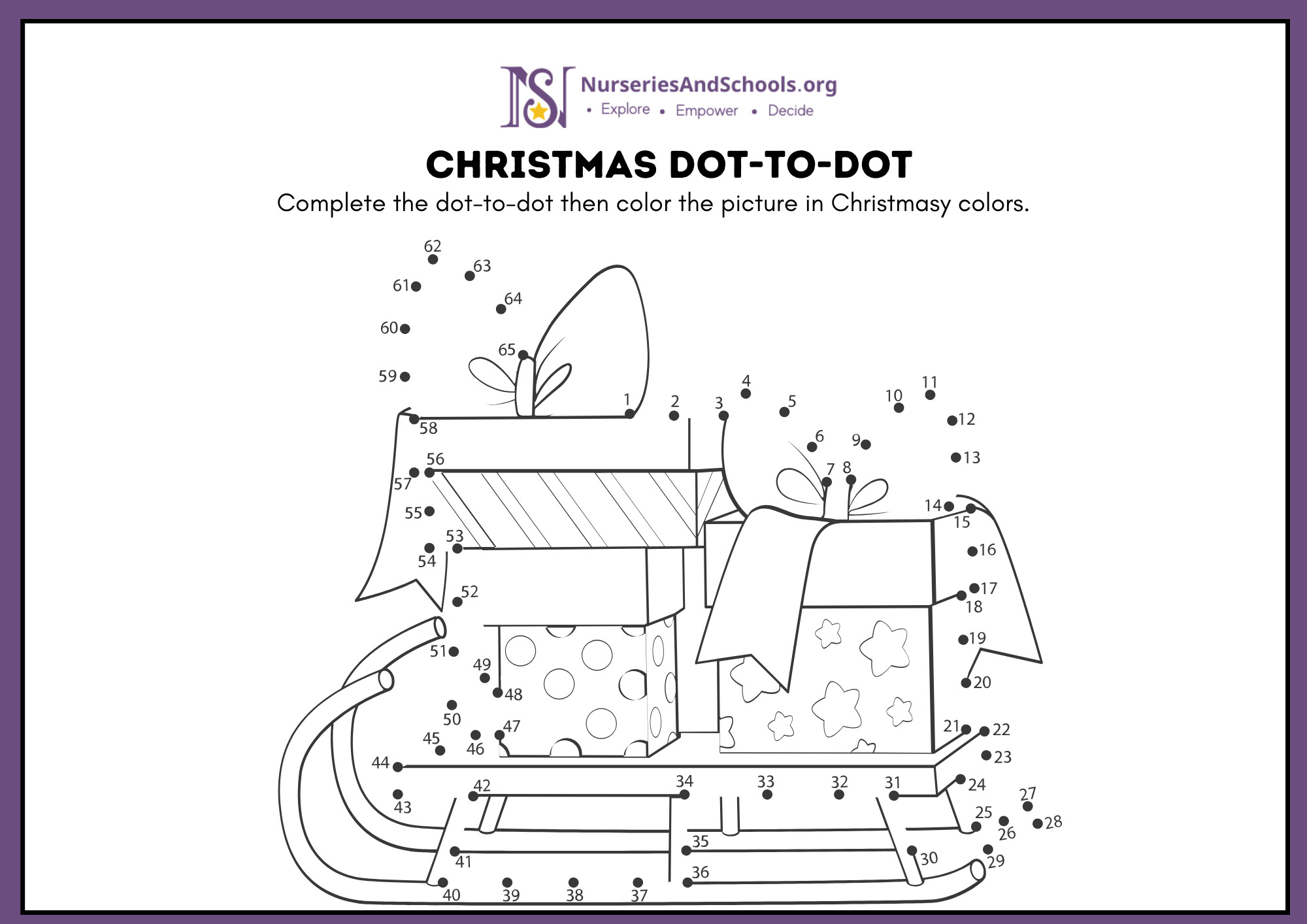 Christmas Dot-to-dot