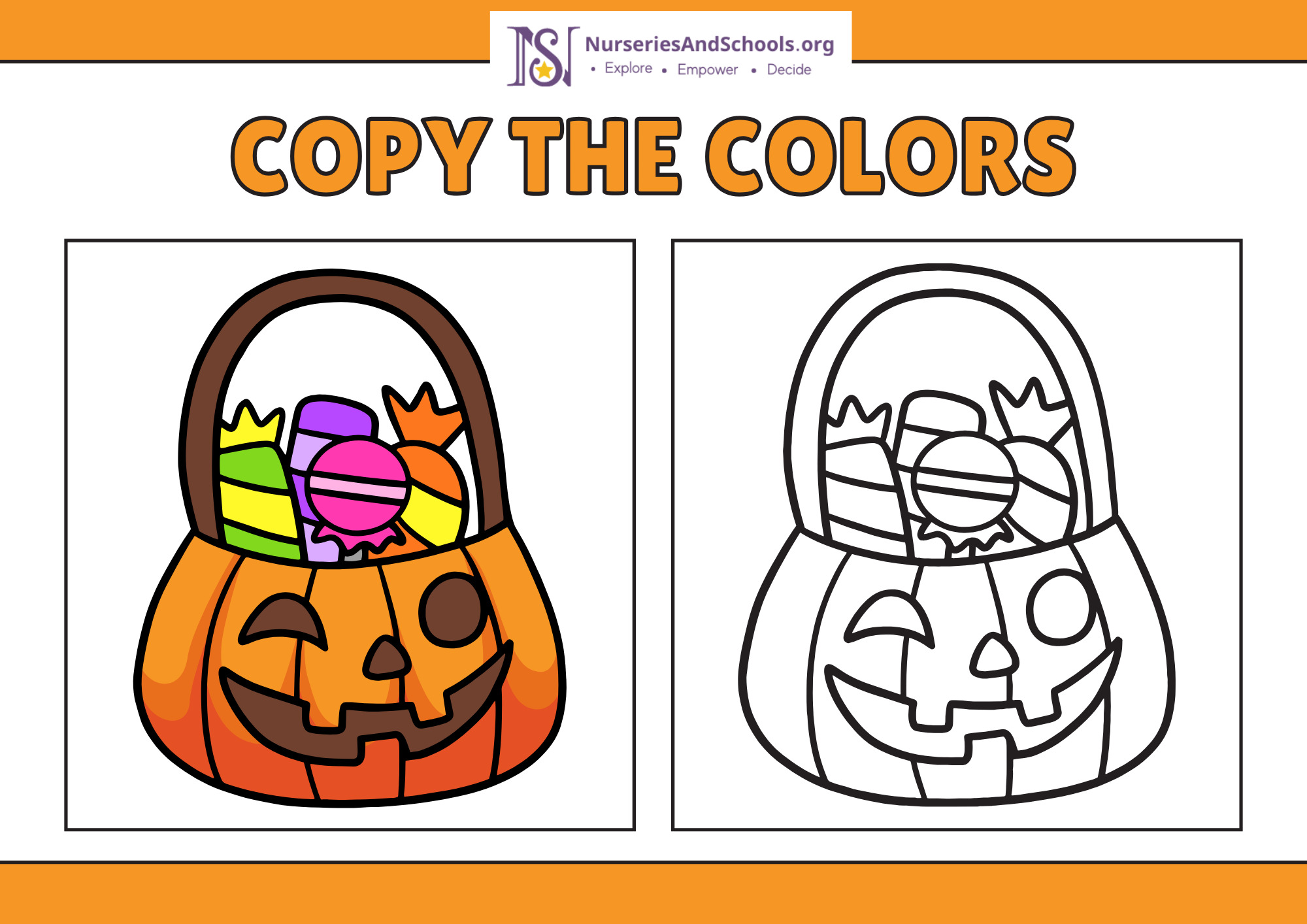 Copy the Halloween Colors