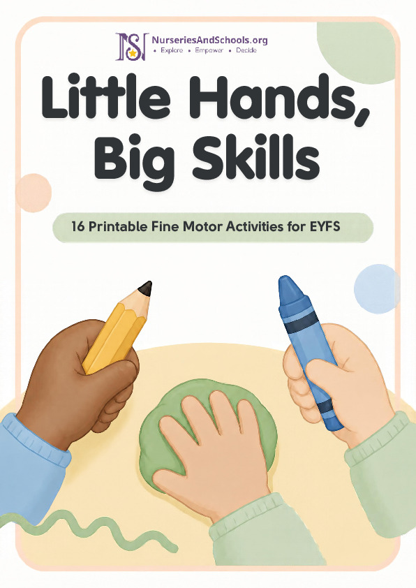 Little Hands, Big Skills: EYFS Fine Motor Activity Mats (Ages 2-5)
