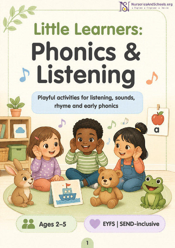 Little Learners: Phonics & Listening – EYFS Sound Awareness Activities & SEND Resource Pack