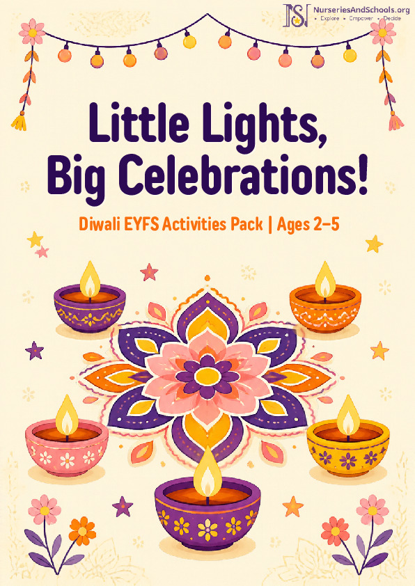 Little Lights, Big Celebrations! – Diwali EYFS Activities Pack (Ages 2–5)