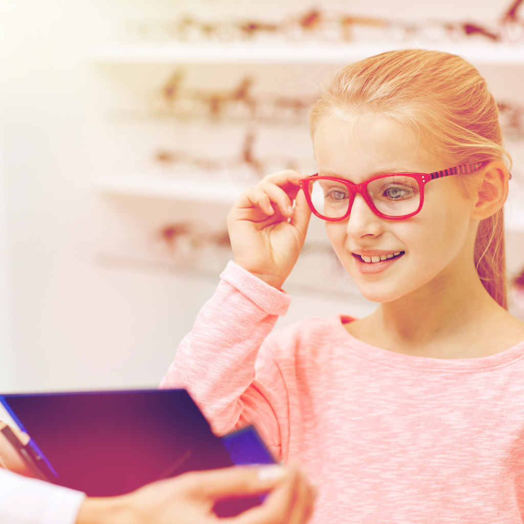 Girl with glasses