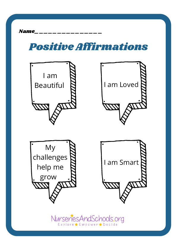 Positive affirmations flashcards