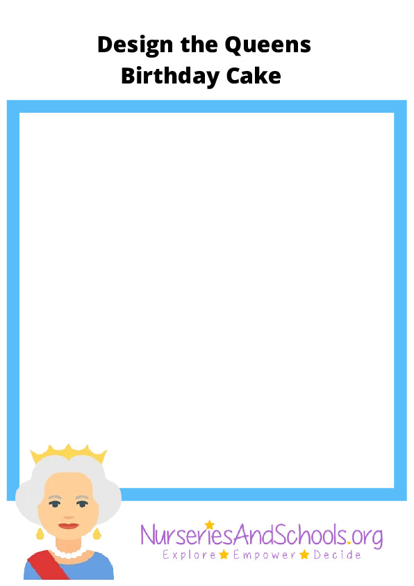 Design the Queens Birthday Cake