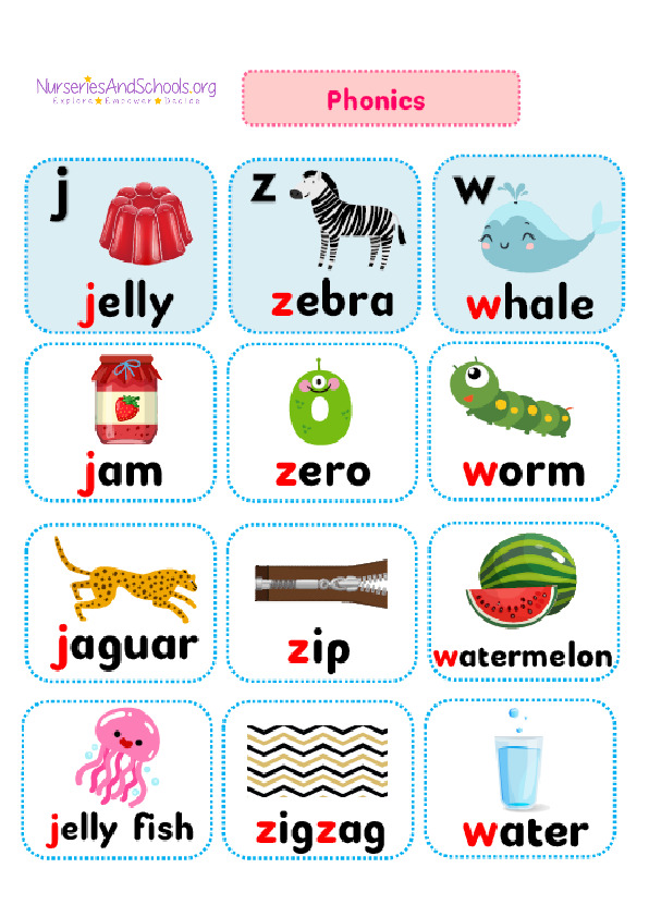 Phonics - SEN worksheet