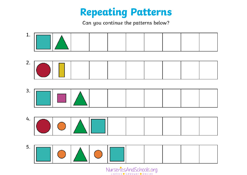 Repeating patterns - SEN
