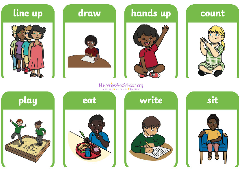 Instructions flashcards