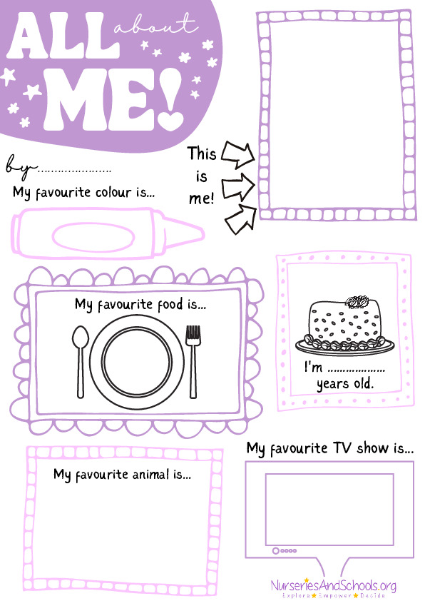 All about me - Worksheet