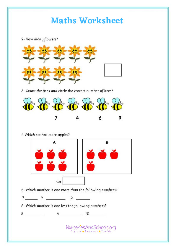 Maths Worksheet