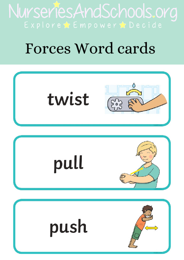 Forces Word cards - KS2