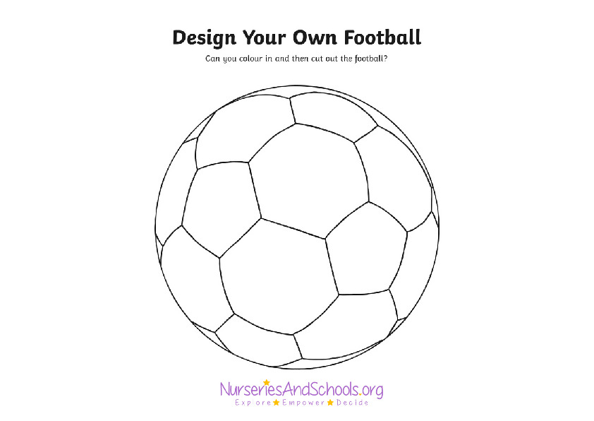 design your own football - KS2