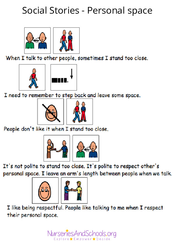 Social Stories - Personal space