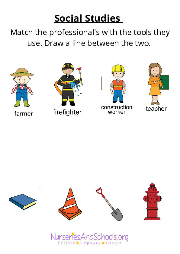 Social stories - Matching activity