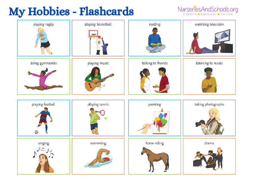 My Hobbies - Flashcards