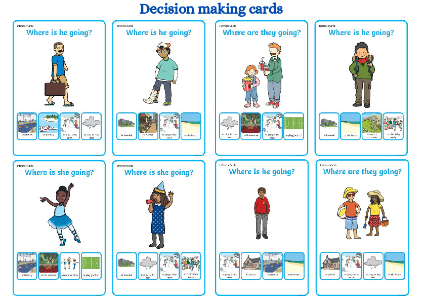 Decision making cards