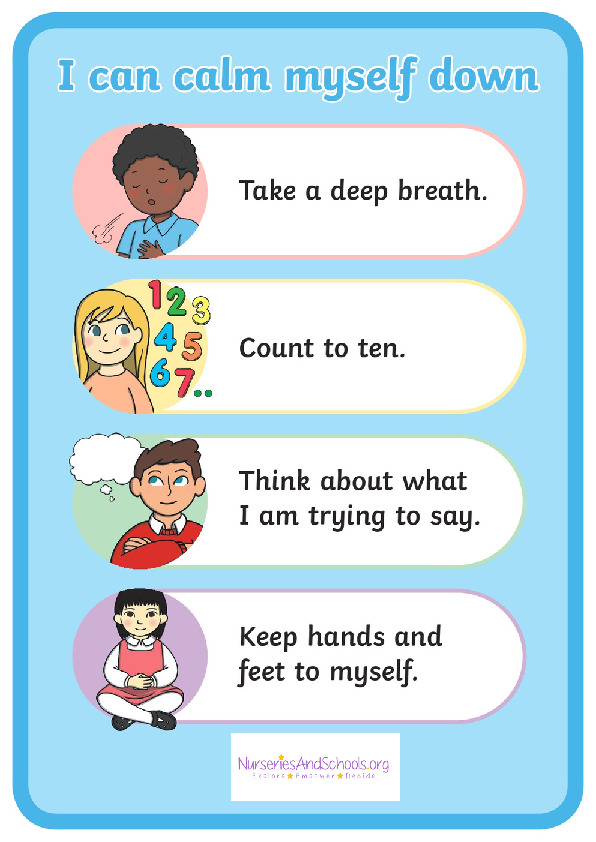 I can calm myself - Autism
