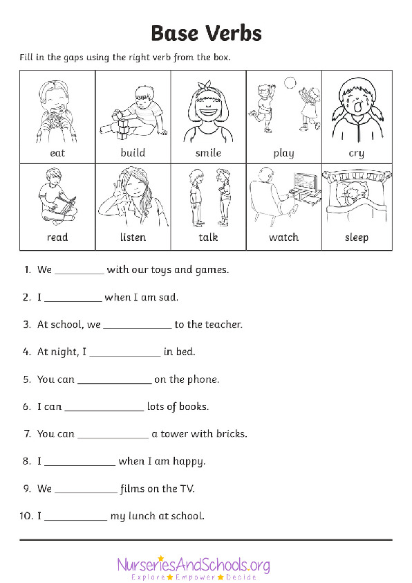 Fill in the verbs