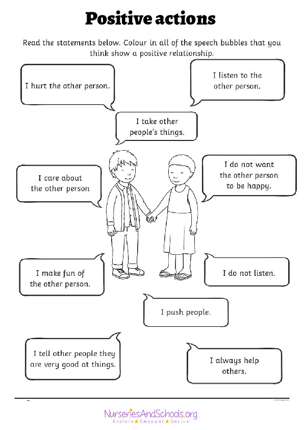 Positive actions
