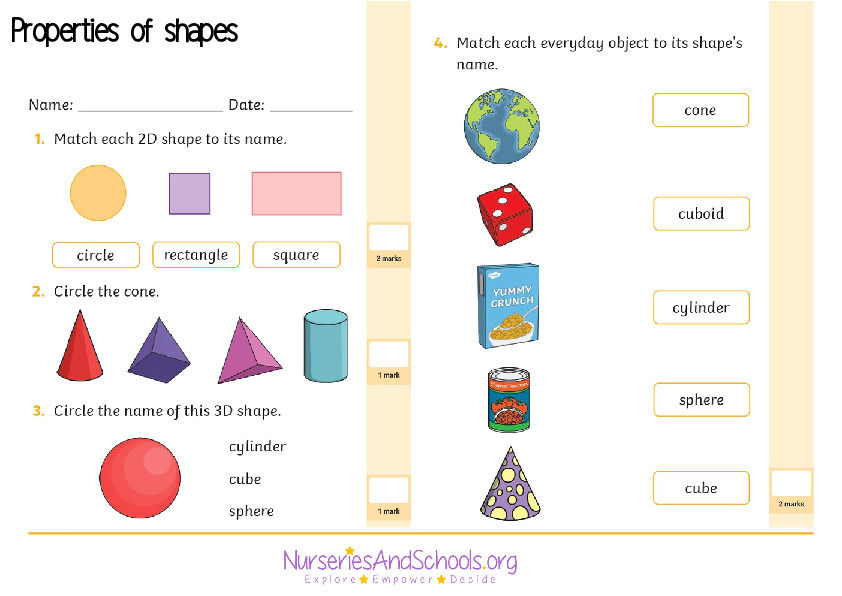 Properties of shapes