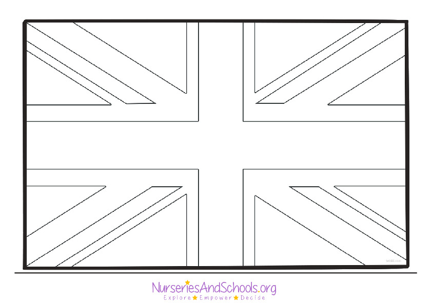 union flag colouring sheet - platinum jubilee