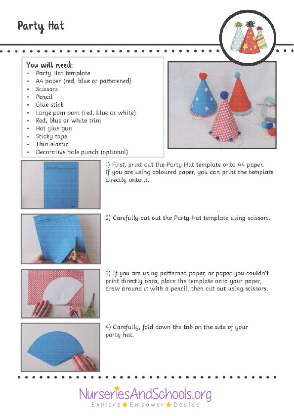 Jubilee party hat craft