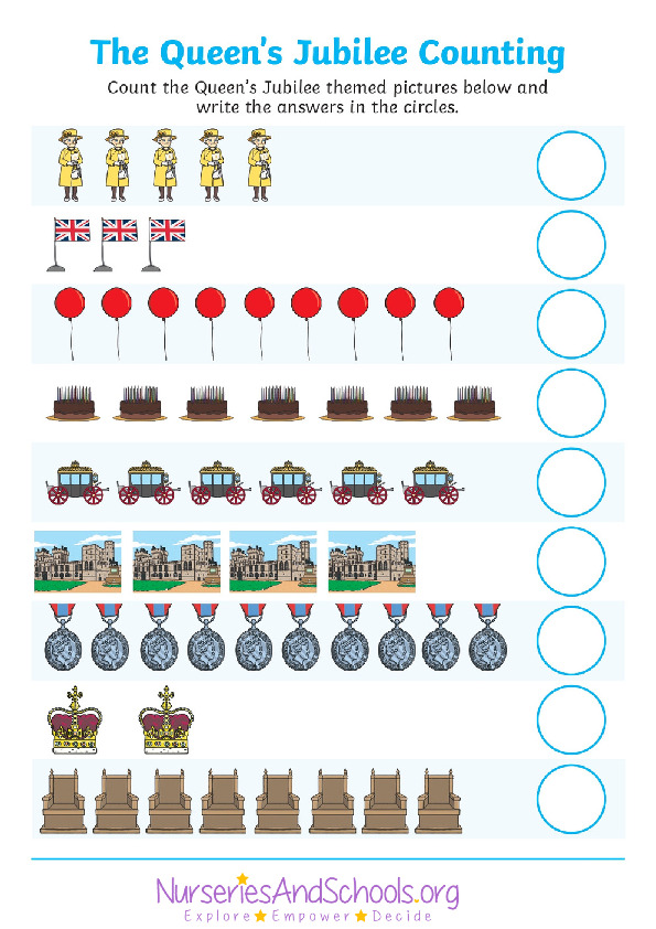 The queens jubilee counting - maths