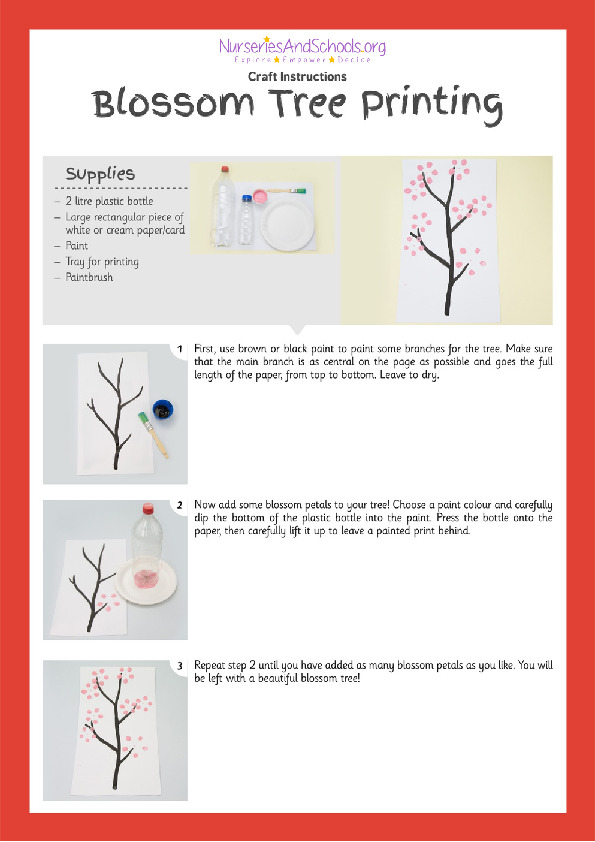 Blossom tree printing