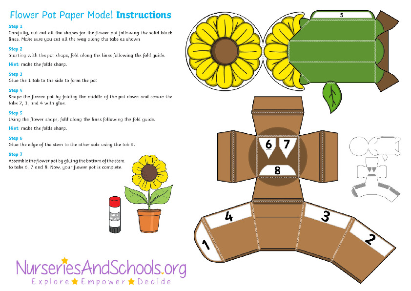 Flower pot craft