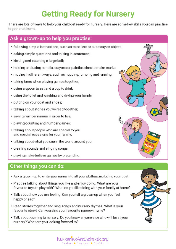 Getting ready for nursery poster -