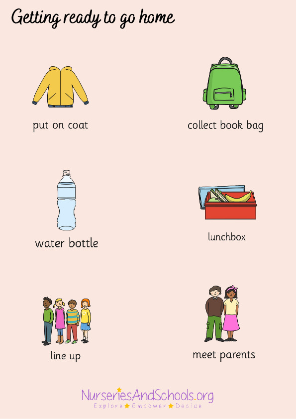 Getting ready to go home - school readiness