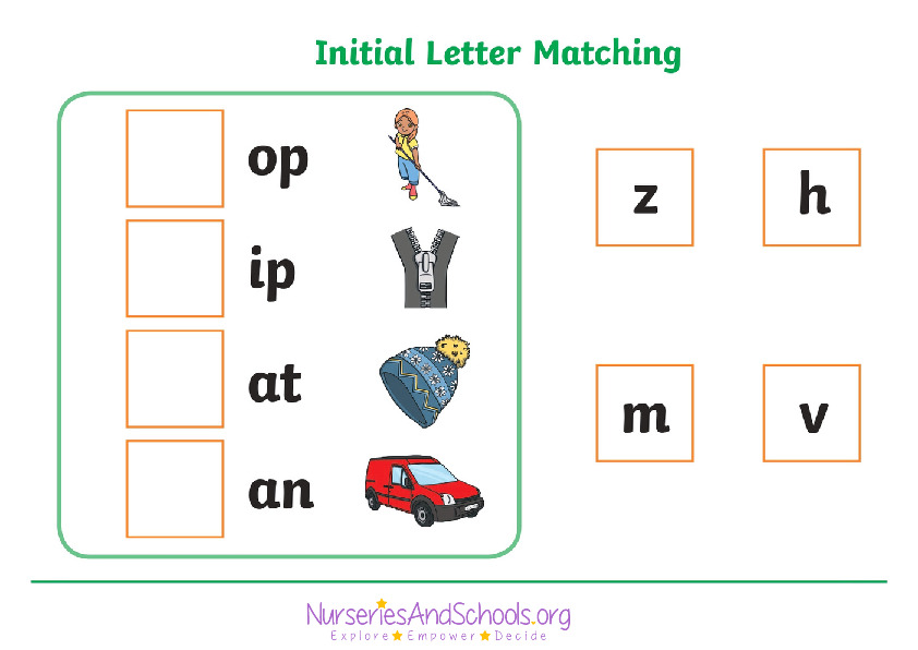 Initial letter matching