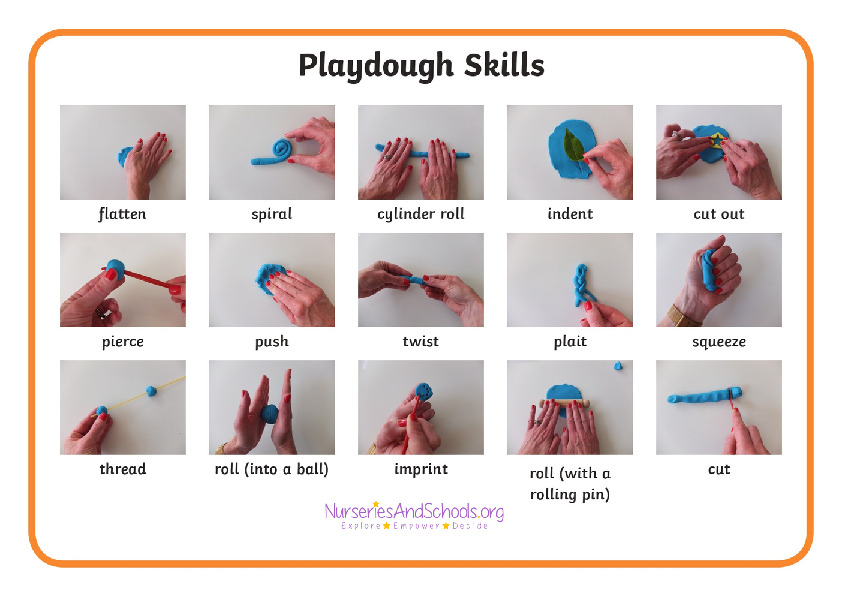 Play dough challenge - Fine motor skills