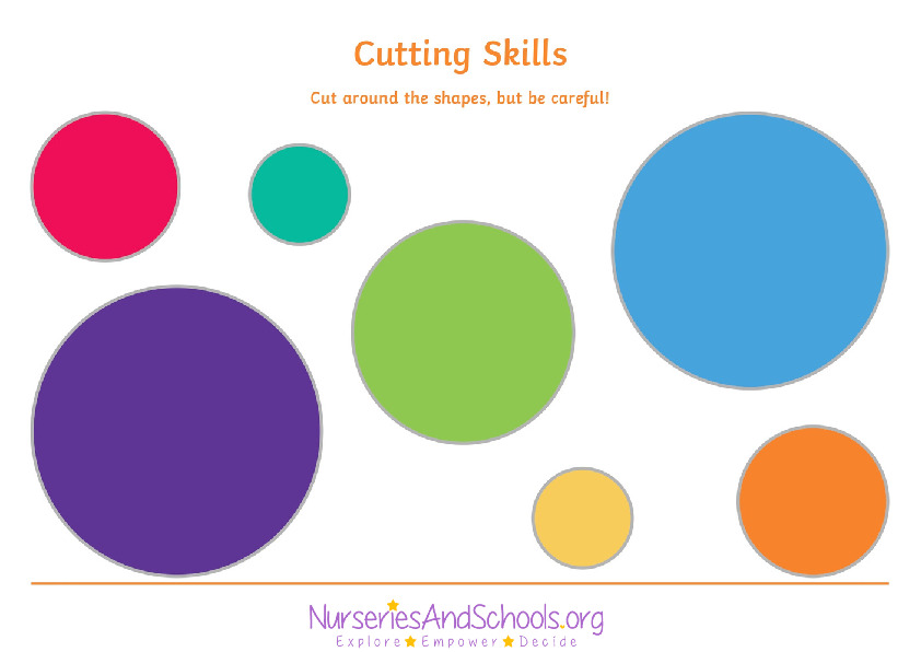 Cutting skills - cutting shapes