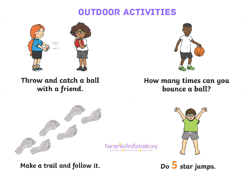 Outdoor activities challenge
