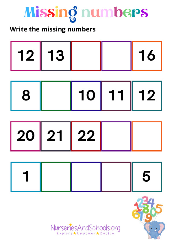 Missing numbers