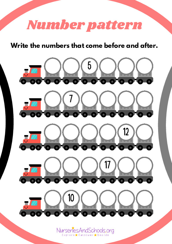 Number pattern - nursery maths