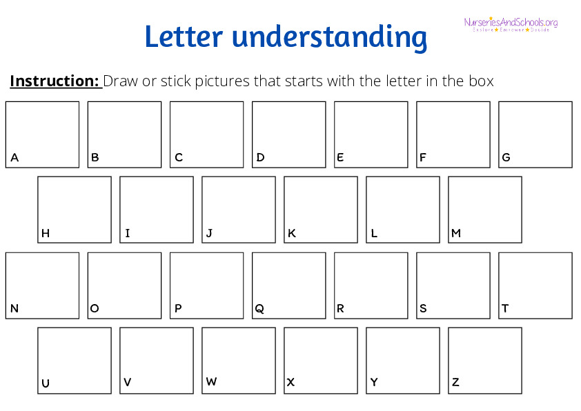 letter understanding