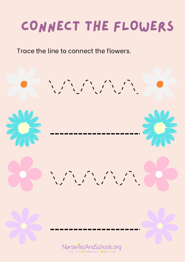 Connect the flowers