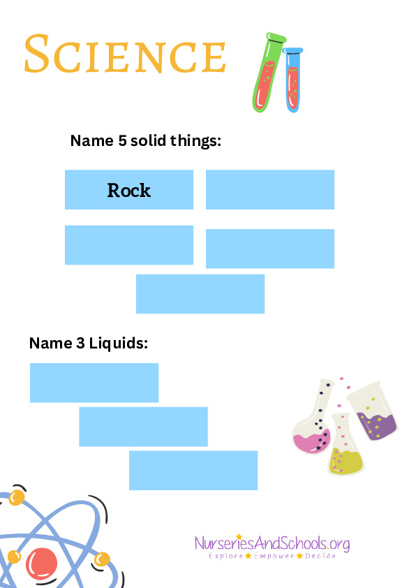 Science - Solids and liquid