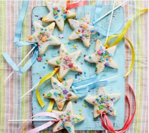 Fairy wand biscuits