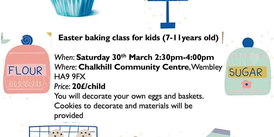 Easter baking class for kids