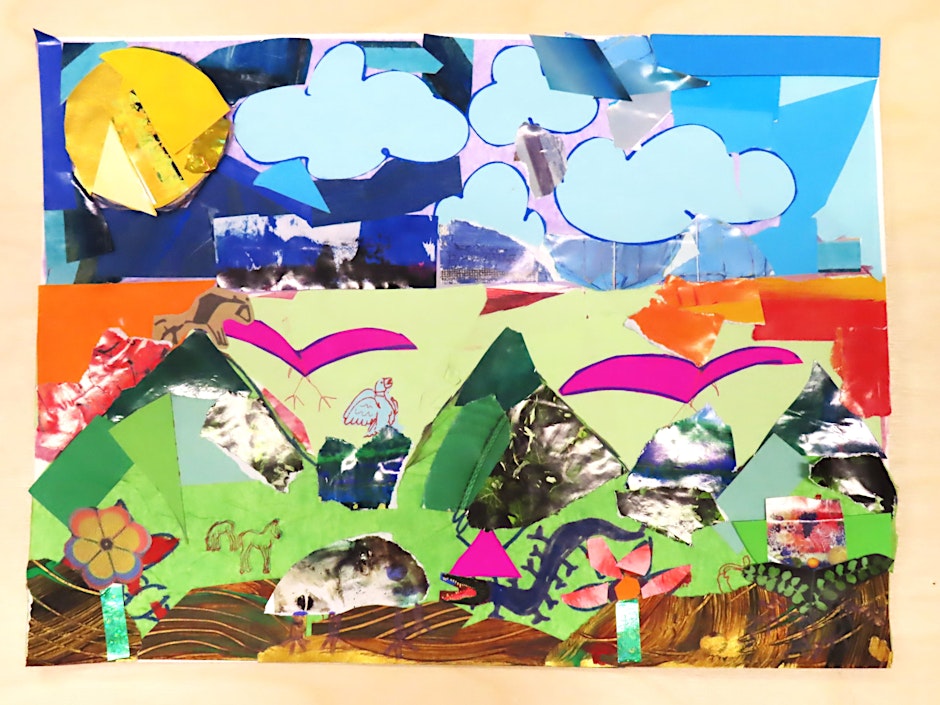 Family Workshop: Reimagine the World Through Collage