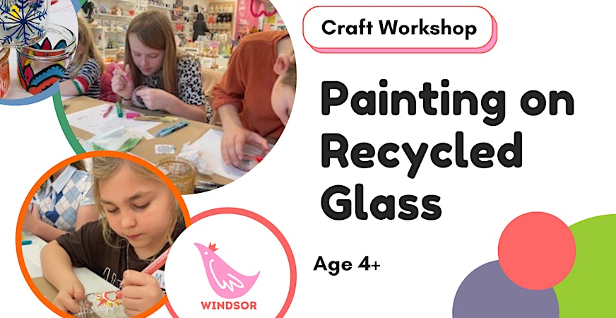Upcycle it! Painting on Recycled Glass
